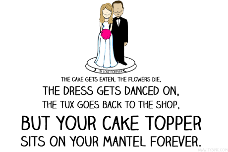 Wedding Cake Toppers are Forever